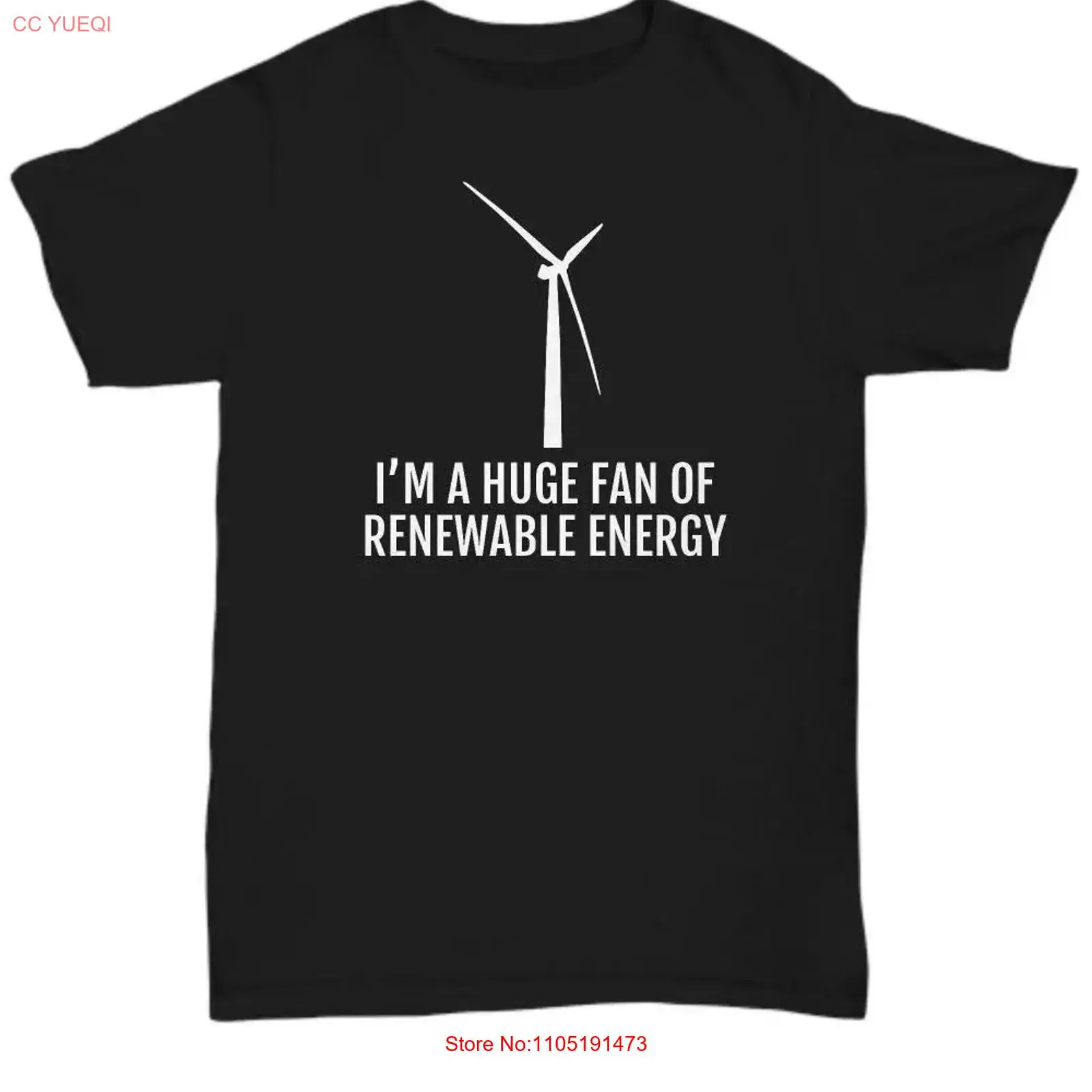 Renewable Energy Global - Rüzgar Enerjisi Tişörtü Temiz İklim Değişikliği
