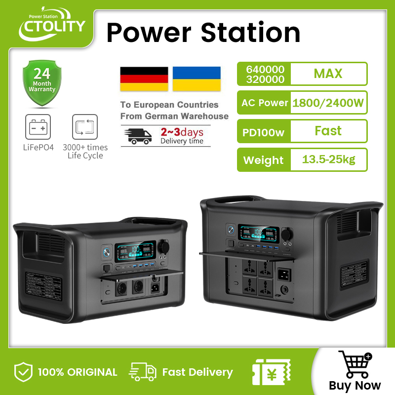 Lifepo4 Battery Pack - Ukrayna Stok Güç İstasyonları 1000W 2000W