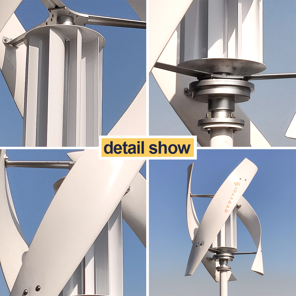 2000W 2KW Dikey Eksenli Rüzgar - Renewable Energy Model incelemesi ve fiyatı