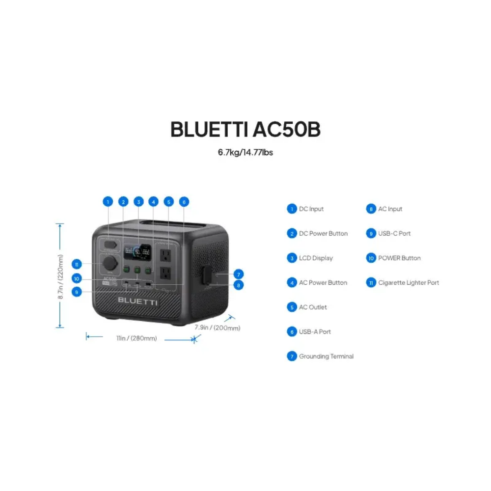 BLUETTI AC50B Taşınabilir Güç  - Lifepo4 Battery Pack incelemesi ve fiyatı