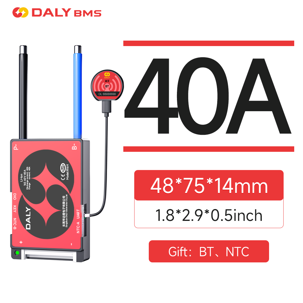 DALY Akıllı BMS 16S 60V 40A Li - Lifepo4 Battery Pack incelemesi ve fiyatı